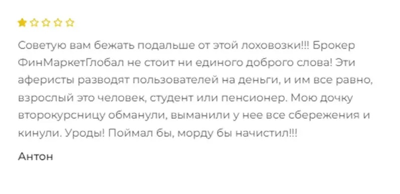 fin global market платформа