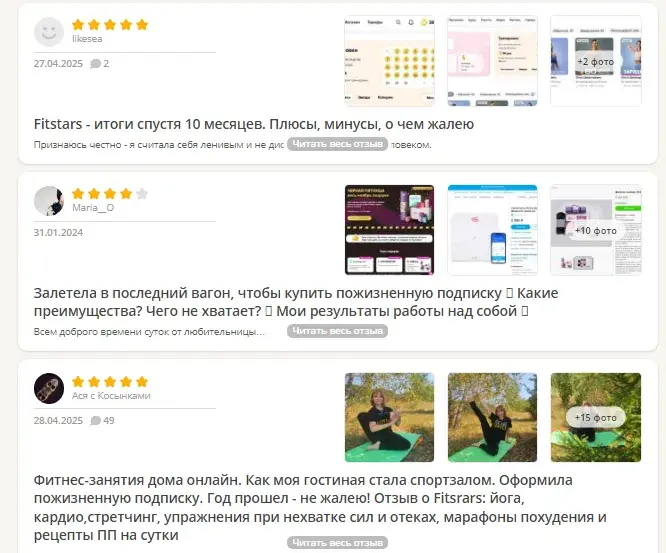 фитстарс заработок