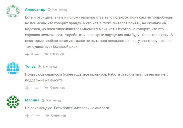 форексбокс отзывы форексбокс отзывы