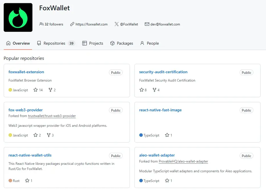 fox wallet crypto