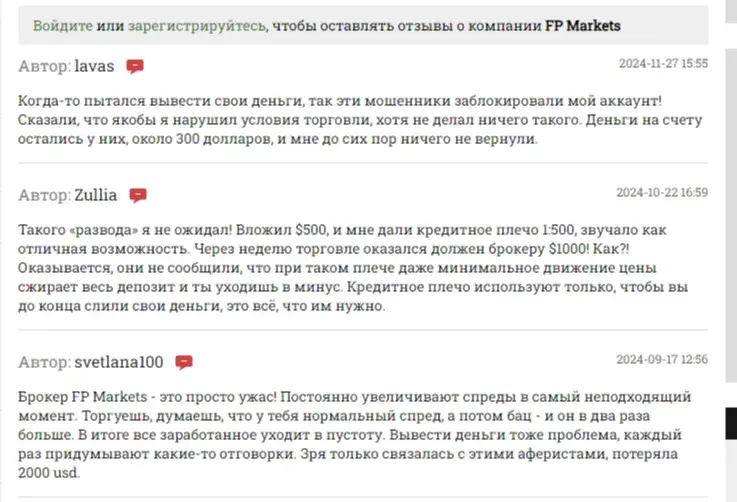 Fp Markets брокер