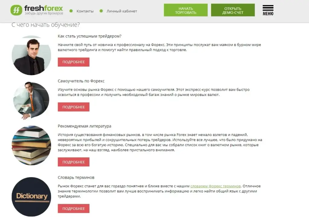 Fresh Forex платформа