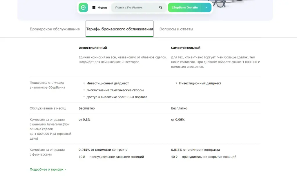 фьючерс в сбер инвестициях отзывы