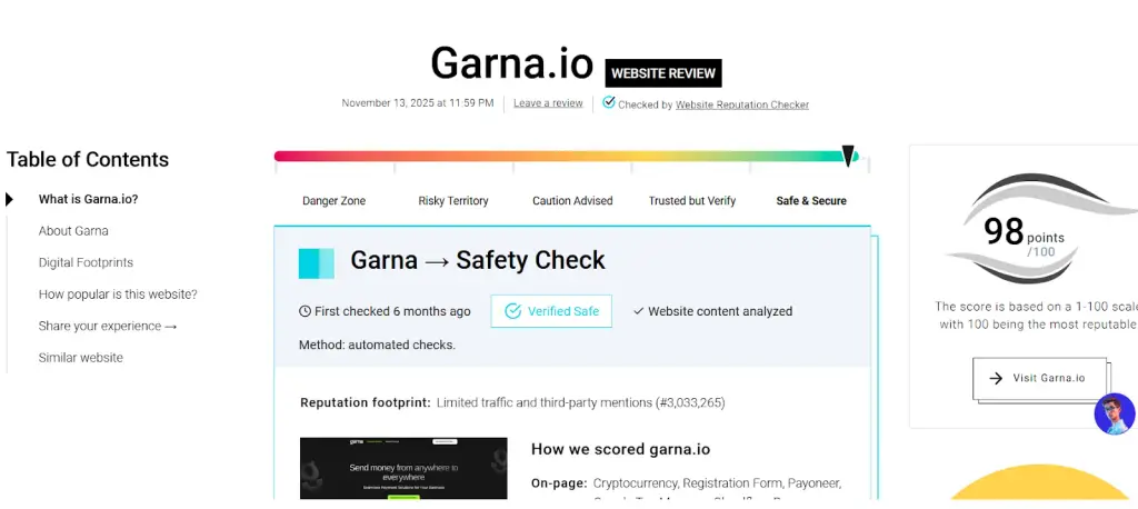 garna io отзывы