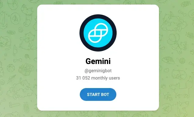 gemini бот в телеграмме отзывы