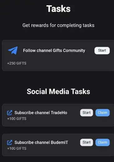 Giftscomm Bot