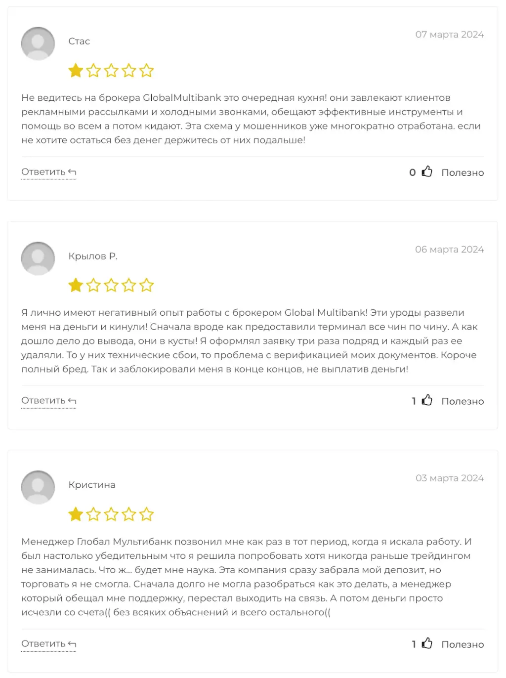 сайт globalmultibank net