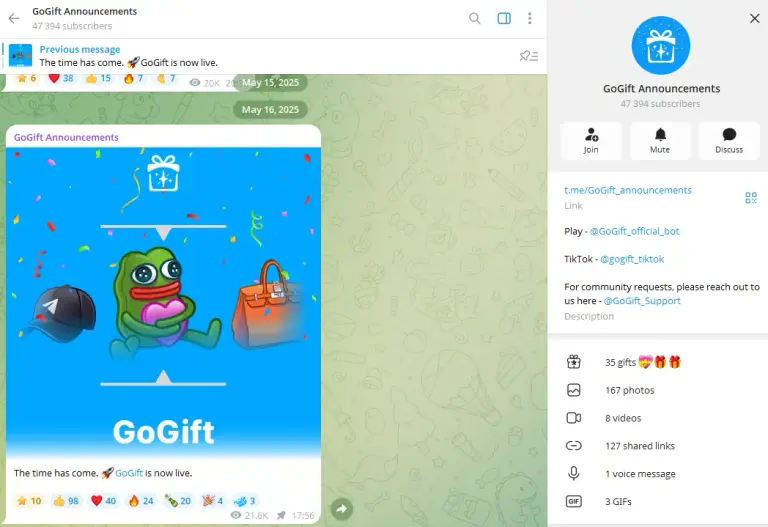 gogift official bot промокод