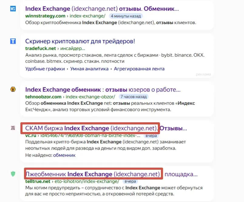 index exchange отзывы