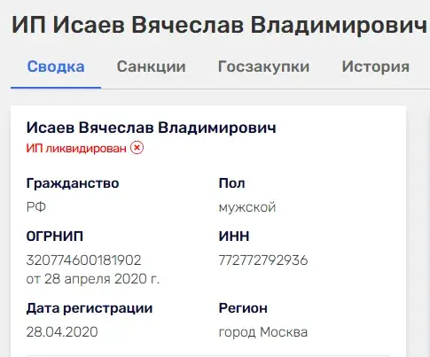 исаев вячеслав трейдер