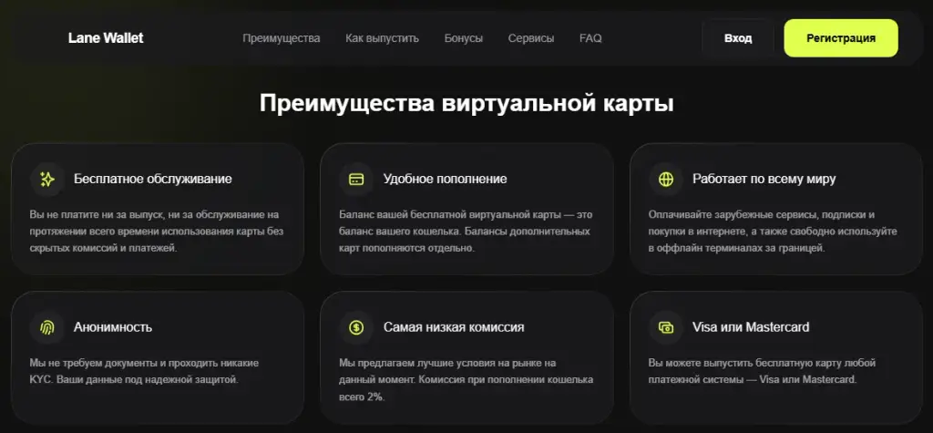lane wallet отзывы