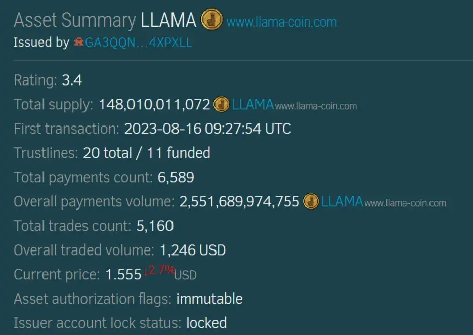 llama coin
