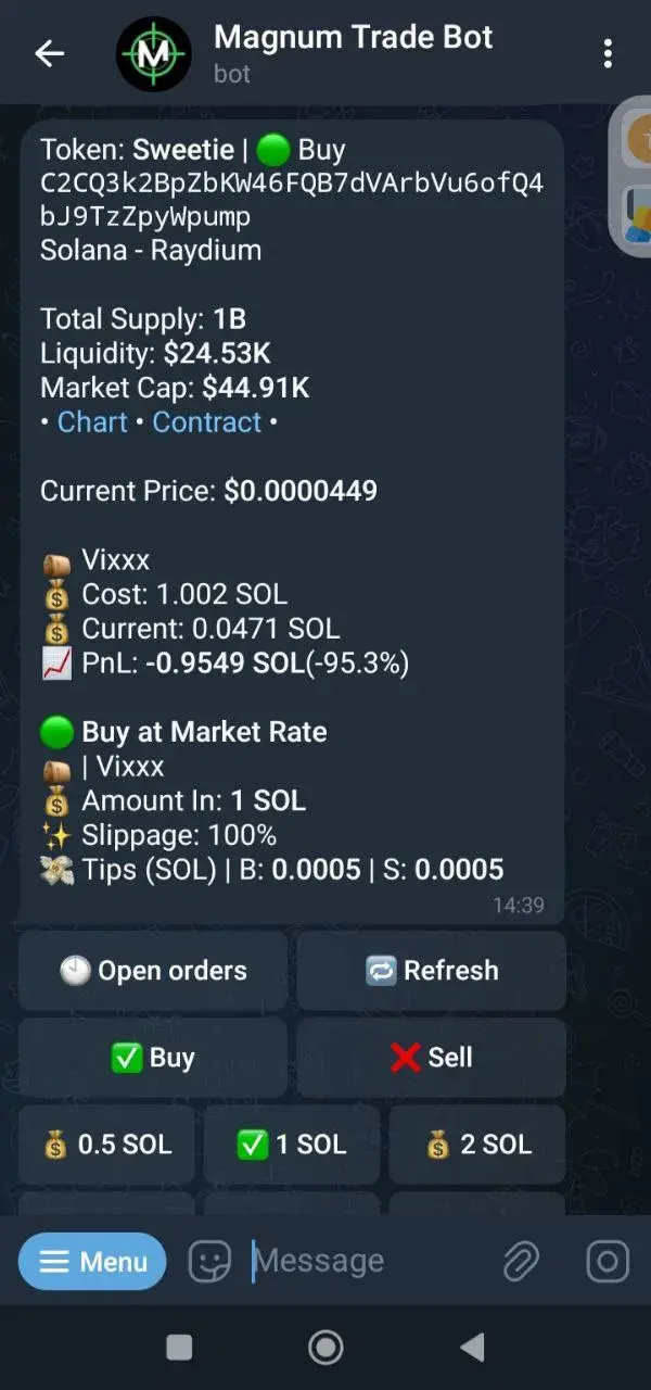 magnum trade bot