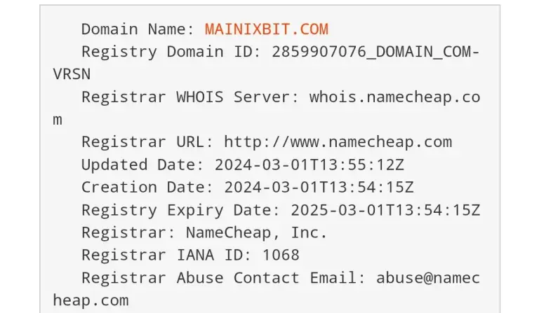 домен mainixbit com домен mainixbit com
