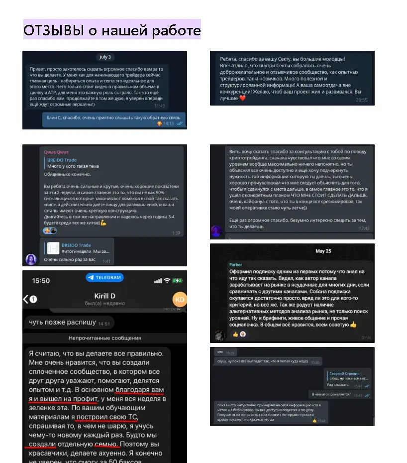 Молли Трейд телеграмм отзывы