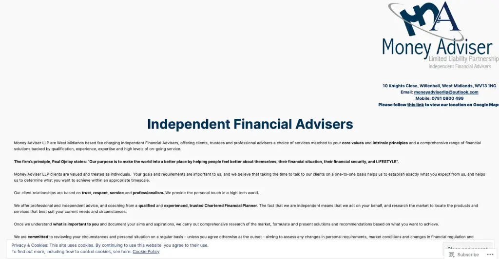money adviser llp что за компания