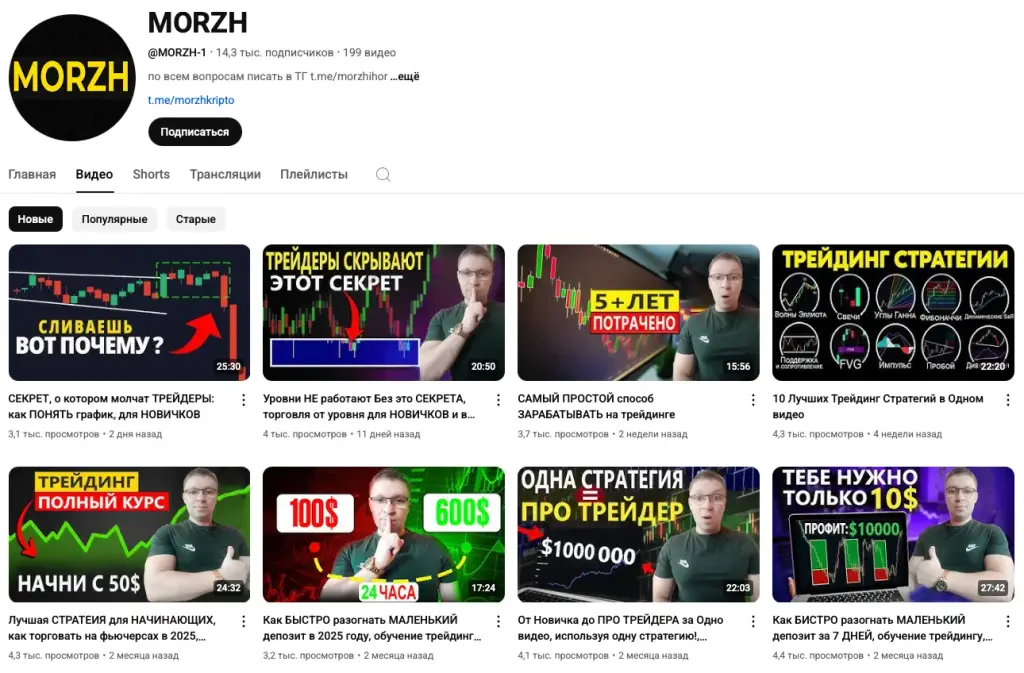 morzh трейдер morzh трейдер