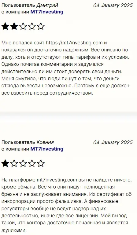 mt7investing отзывы