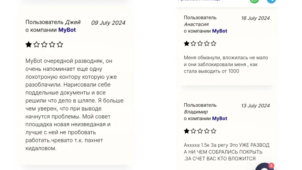 мибот отзывы
