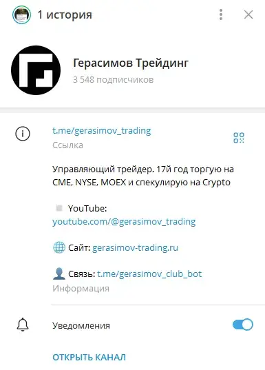 gerasimov trading