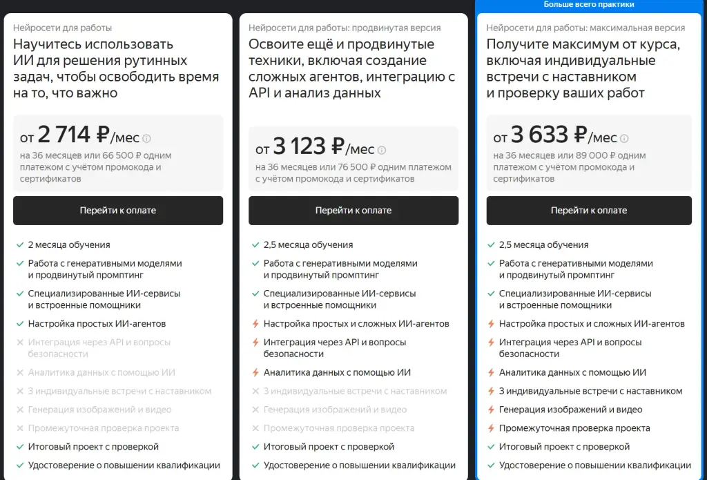 Нейросети для работы курс