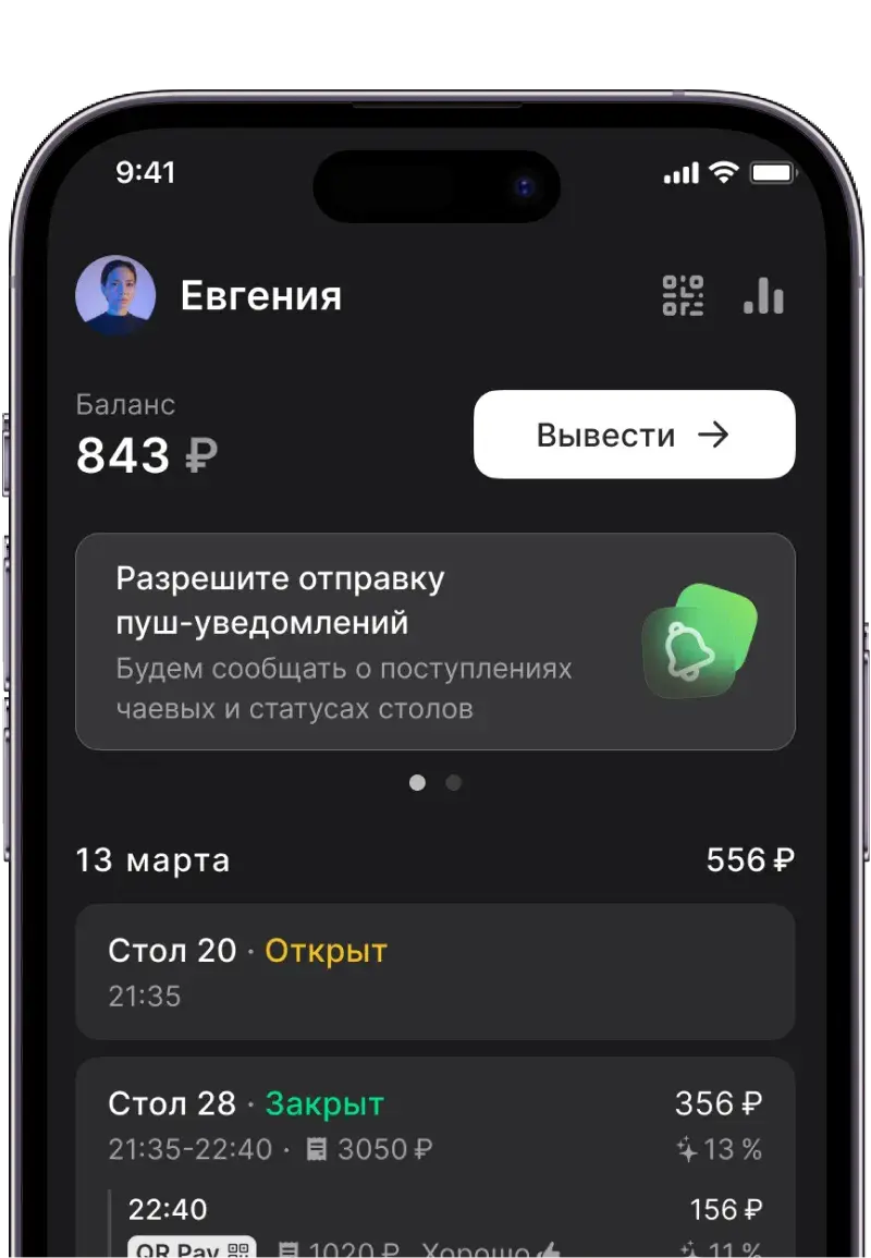 waiter netmonet co чаевые