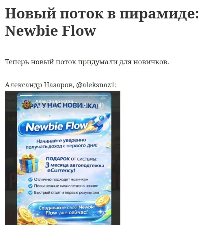 newbie flow newbie flow