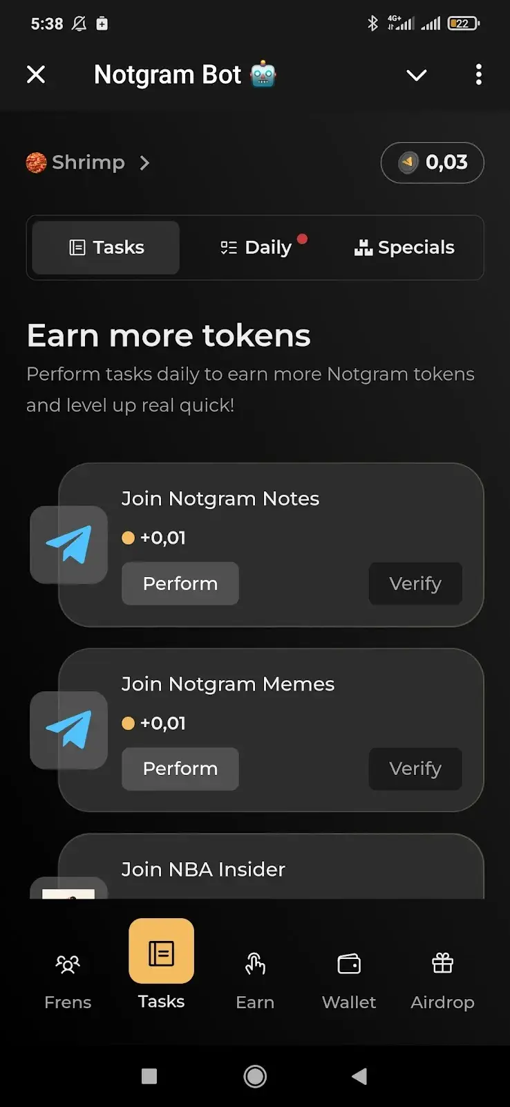Notgram bot