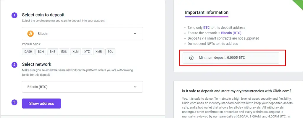 olidh com биржа