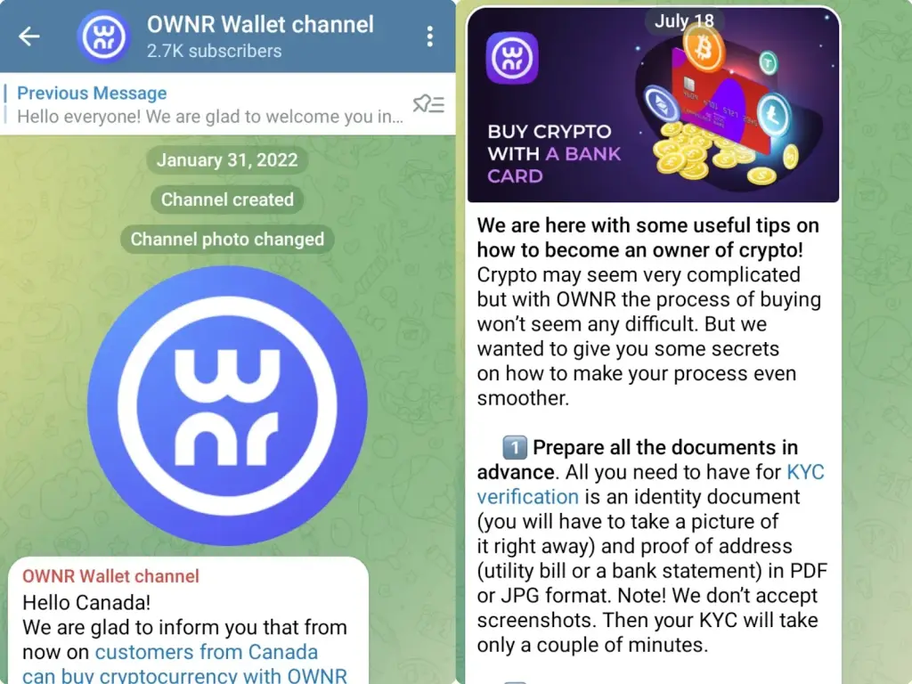 Ownr wallet отзывы
