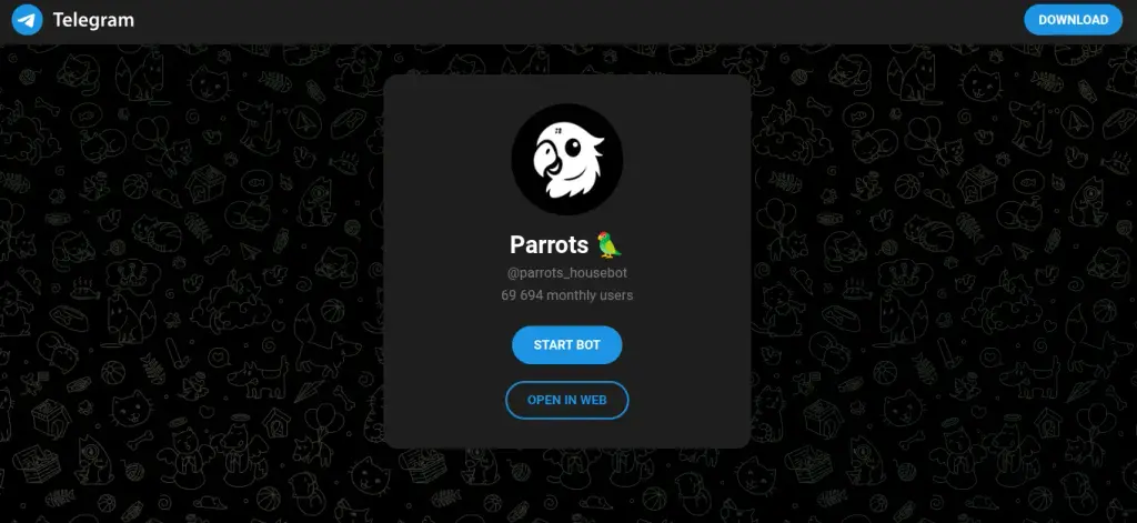 parrots house bot