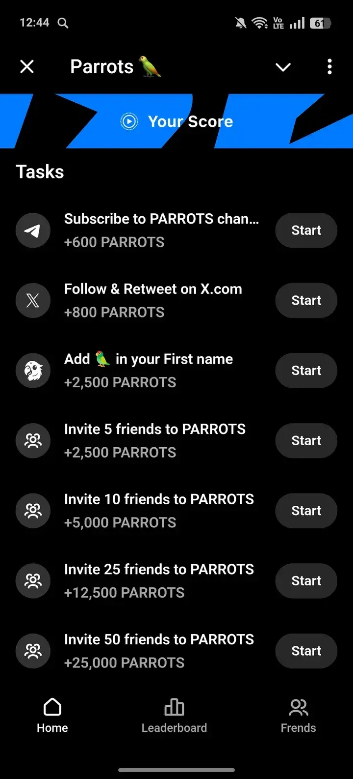 parrots housebot