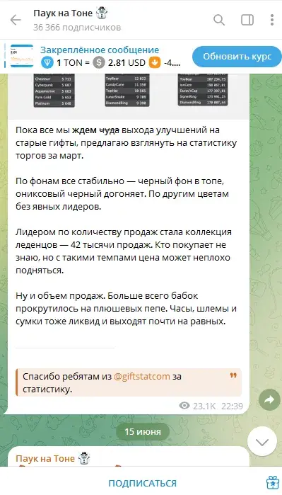 Паук на Тоне