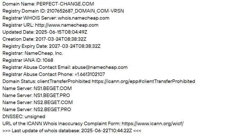 perfect change
