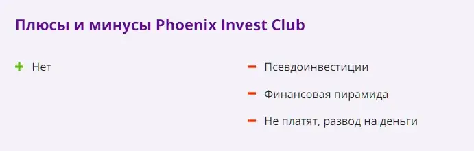 Phoenix Invest отзывы Phoenix Invest отзывы