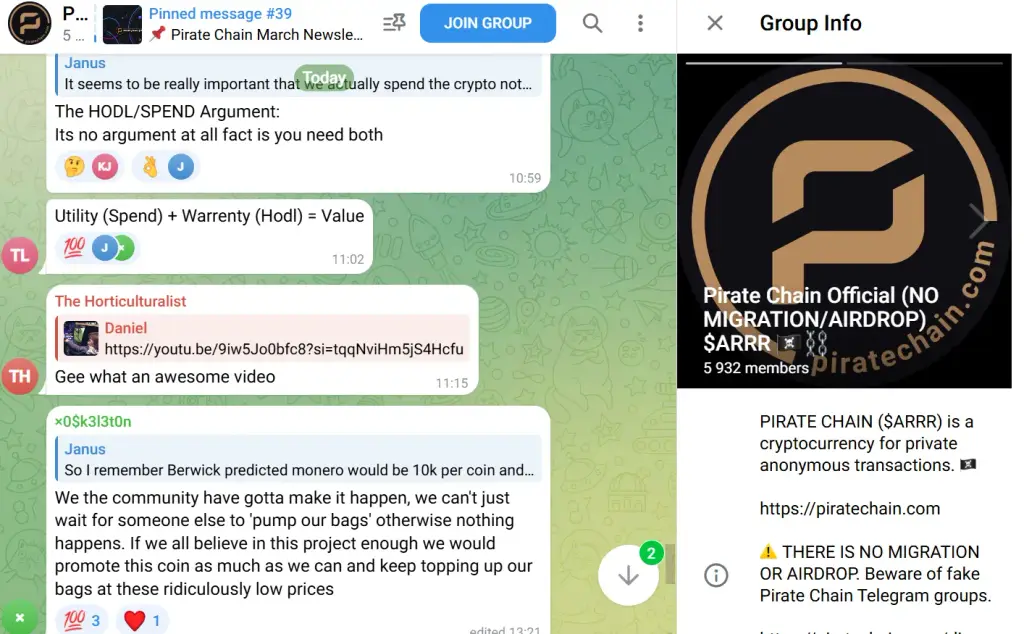 pirate chain отзывы