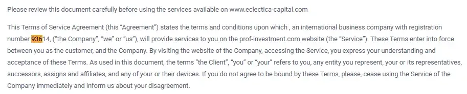 eclectica capital биржа