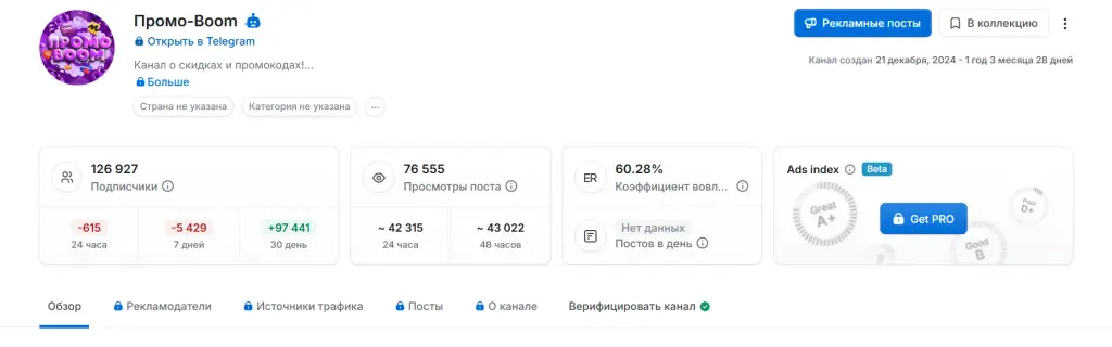 промо бум отзывы телеграм канал