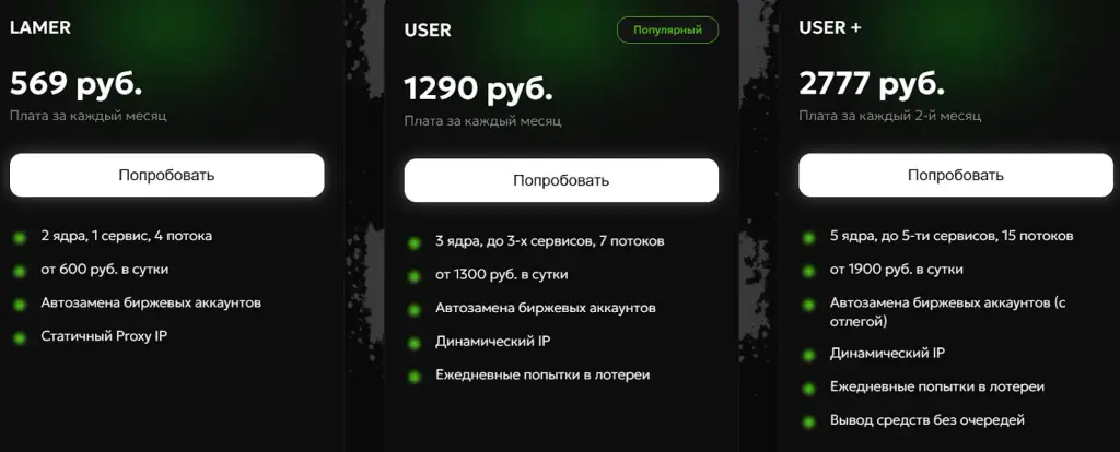 Раптор Бот для заработка отзывы