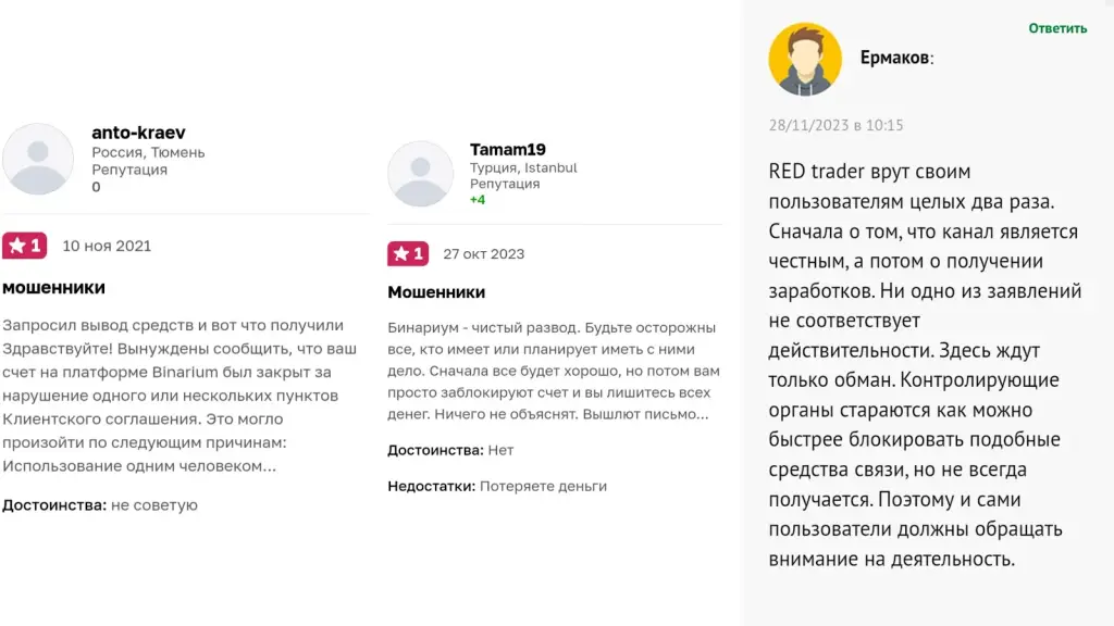 red trader развод