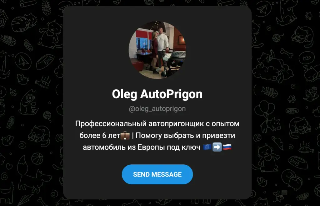 автопригон из евросоюза телеграм отзывы