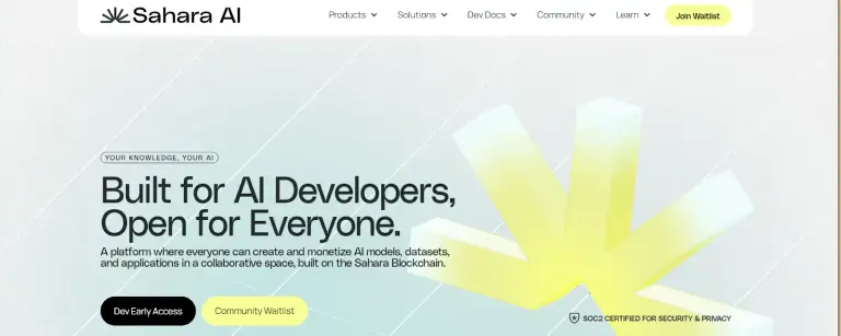 sahara ai token листинг