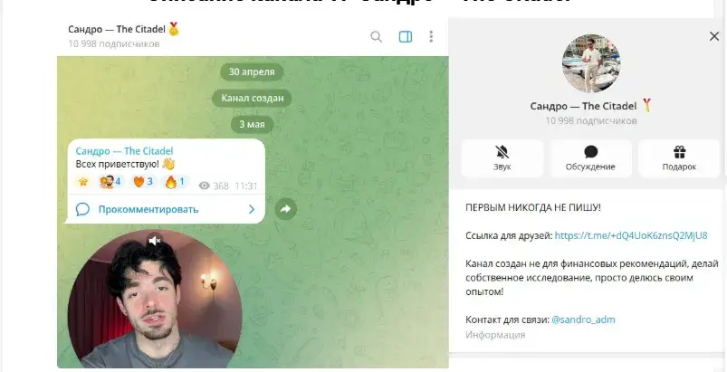 сандро зе цитадель
