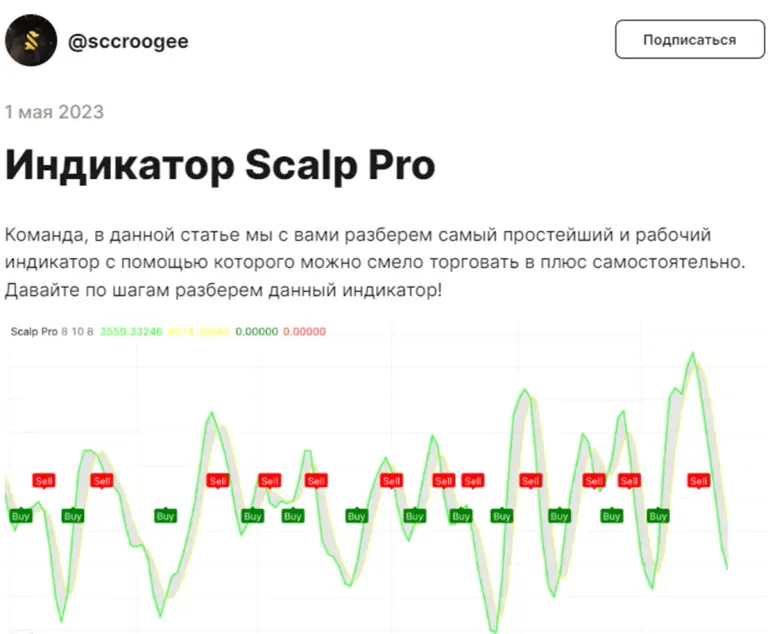 scalp pro индикатор