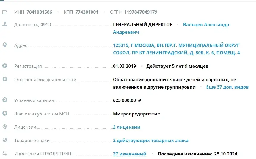 сф эдьюкейшн курсы