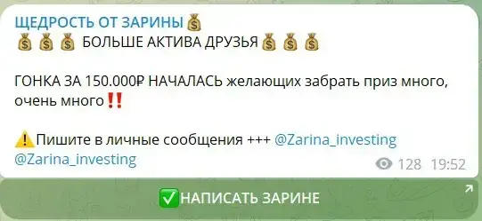 zarina investing