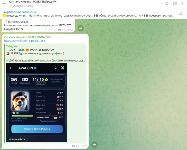 Сигналы Форекс FOREX SIGNALS FX