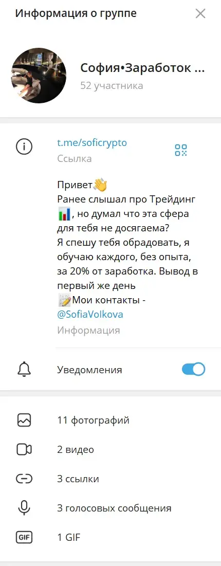 София Заработок на крипте