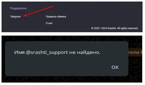 srashti обменник отзывы