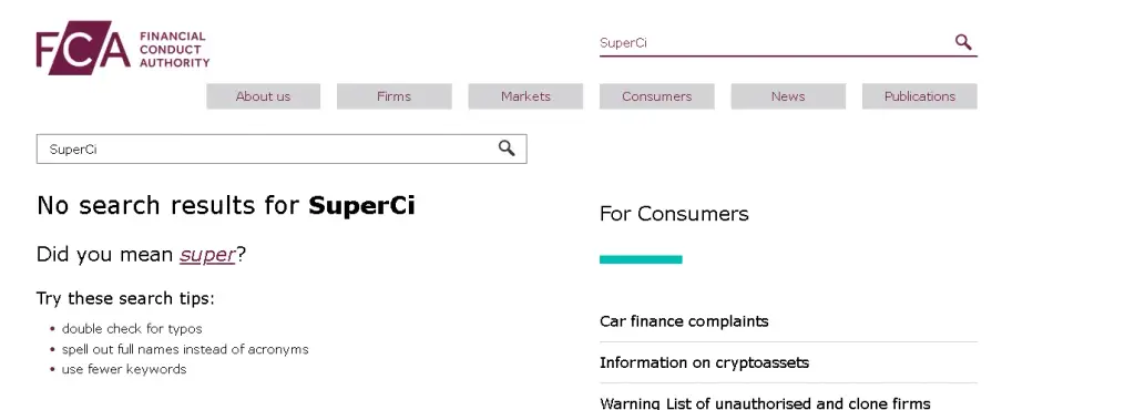 superciex com fca